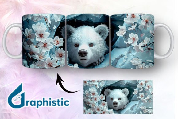Bear Floral Break Through Mug Wrap 14 Review