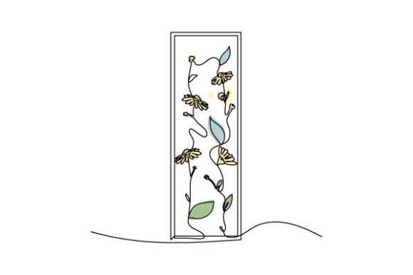 Floral Embroidery Design for Home Decor
