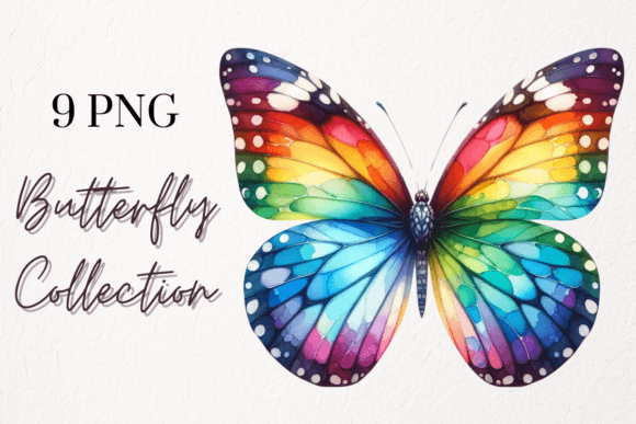 Floral Enchanted Butterfly Collection: A Graphic Design Asset for Local Branding