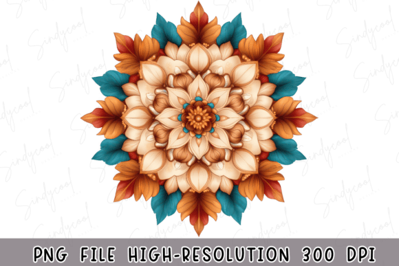 Floral Mandala Autumn and Teal Review