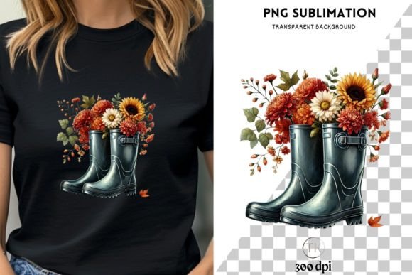 Rain Boots with Flowers Floral Bouquet Embroidery Review
