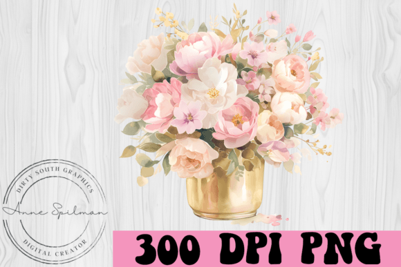Watercolor Golden Floral Arrangement Review